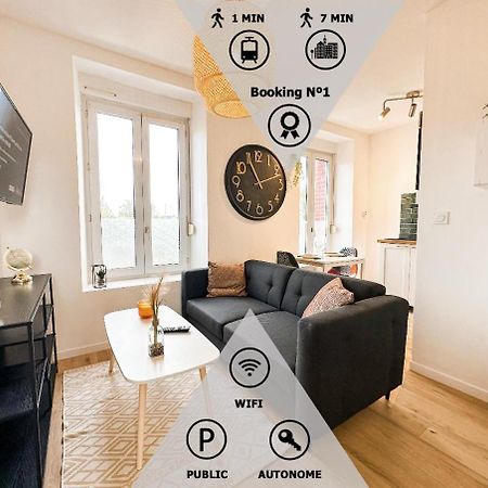 New: Agreable & Lumineux *Gare* Lägenhet Guingamp Exteriör bild